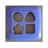 Primo Bucket Lid for Stack n Learn Sorter with Cut Out Shapes: {лилав}