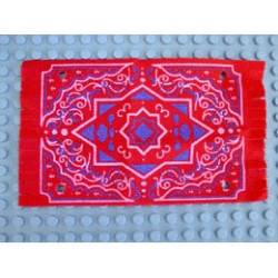 Belville Cloth Rug Persian 15 x 9: {ярко червен}