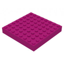Тухличка 8X8: {ярко червеникаво-виолетов}