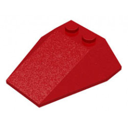 Wedge 4 x 4 Triple without Stud Notches : {ярко червен}