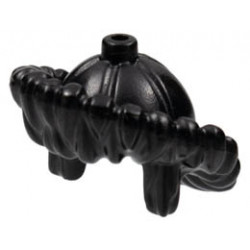 Minifigure, Headgear Hat, Mongolian: {черен}