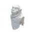 Creature Head and Torso - Yeti: {бял}