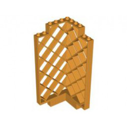 Стенен ъгъл 6X6X12: {ярко жълто-оранжев}