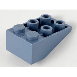 Покривна плочка 2X3/25° инверсна: {пясъчно син}