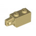 Hinge Brick 1 x 2 Locking with 1 Finger Vertical End: {тухлено жълт}