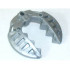 Bionicle Weapon 5 x 5 Shield with Wrench Toothed : {сребрист}