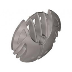 Bionicle Weapon 5 x 5 Shield with 7 Fins: {сребрист}