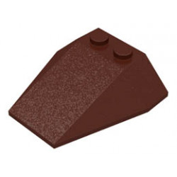 Wedge 4 x 4 Triple without Stud Notches: {земно оранжев}