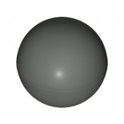 Ball, Hard Plastic 52mm D. (Duplo Ball for Ball Tube): {тъмно сив}