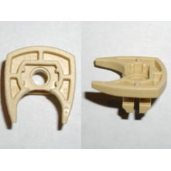Sports Minifigure Stand Basketball, Sliding Holder: {тухлено жълт}