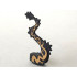 Dragon Tail Long with Orient Flames Pattern: {черен}