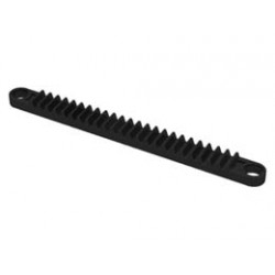 Technic, Gear Rack 1 x 12 with Holes: {черен}