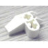 Technic, Axle Connector 2 x 3 Perpendicular with Catch: {бял}