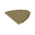 Wedge, Plate 9 x 10 (Boat Bow Plate): {тухлено жълт}