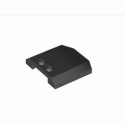 Плочка 4X4X2/3: {черен}