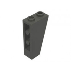 Покривна плочка 1X2x3/74° инверсна : {тъмно сив}
