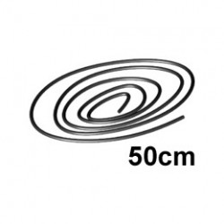 Връв 60% памук, 40% полиестер 0.5 mm, 50 cm: {черен}