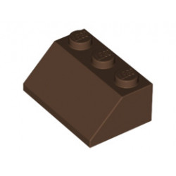 Покривна плочка 2X3/45°: {земно оранжев}