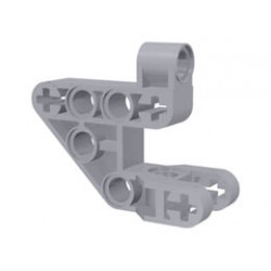 Bionicle Rahkshi Torso Lower Section: {умерено каменно сив}