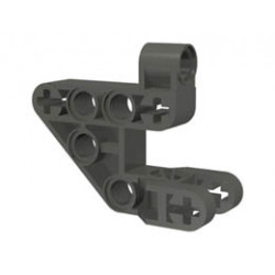 Bionicle Rahkshi Torso Lower Section: {тъмно сив}