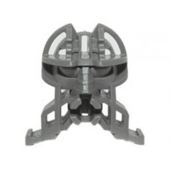 Bionicle Head Connector Block (Tohunga): {тъмно сив}