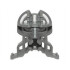 Bionicle Head Connector Block (Tohunga): {тъмно сив}