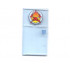 Door 1 x 4 1/2 x 6 with FIRE DEPT, Fire, 2 Axes and Red Helmet Pattern: {прозрачно флуорисциращо син}
