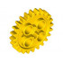 Technic, Gear 24 Tooth (2nd Version - 1 Axle Hole): {ярко жълт}