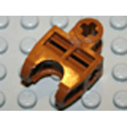 Свръзка за заоблен издатък: {метално пясъчно-жълт}