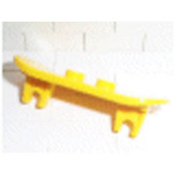 Minifigure, Utensil Skateboard with Mag Wheel Holders: {ярко жълт}