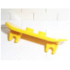 Minifigure, Utensil Skateboard with Mag Wheel Holders: {ярко жълт}