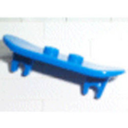 Minifigure, Utensil Skateboard with Mag Wheel Holders: {ярко син}
