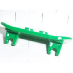 Minifigure, Utensil Skateboard with Mag Wheel Holders: {тъмно зелен}