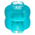 Clikits Bead, Ring Thick Small Double with 2 Pins: {прозрачно светло син}