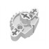 Bionicle Matoran Torso, Gear 9 Tooth with 3 Axle Holes and 2 Pin Holes: {бял}
