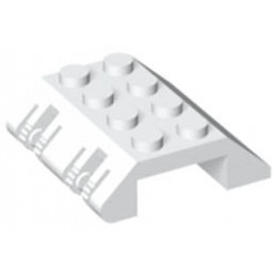 Slope 45 4 x 4 Double with Locking Hinge: {бял}