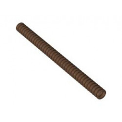 Hose, Ribbed 7mm D. 13L: {земно оранжев}