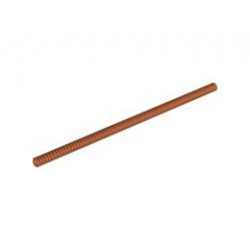 Hose, Ribbed 7mm D. 24L: {тъмно оранжев}