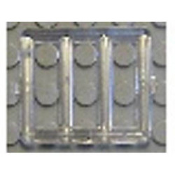 Bar 1 x 4 x 3 Window Grille: {прозрачен}
