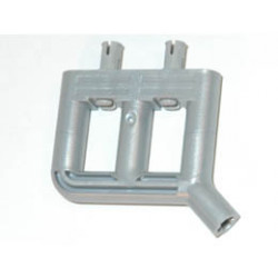 Technic Engine Tuneable, Single Exhaust (for part 2133): {сив}