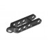 Technic, Steering Arm 6.5 x 2 with Tow Ball Socket Rounded, Chamfered: {черен}