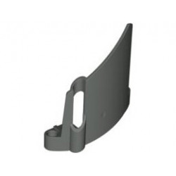 Technic, Panel Fairing #23 Large Short, Small Hole, Side B: {тъмно сив}