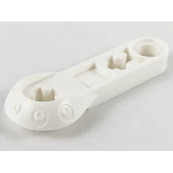 Technic, Rotation Joint Ball Half with 3L Liftarm Thin: {бял}