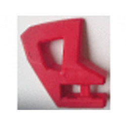 Technic, Panel RC Car Flexible Bumper Right: {ярко червен}