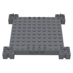 Brick, Modified 12 x 12 Base: {тъмно каменно сив}