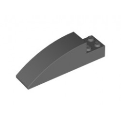 Slope, Curved 8 x 2 x 2: {тъмно каменно сив}