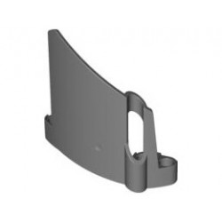 Technic, Panel Fairing #22 Large Short, Small Hole, Side A: {тъмно каменно сив}
