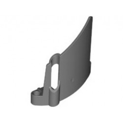 Technic, Panel Fairing #23 Large Short, Small Hole, Side B: {тъмно каменно сив}