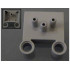 Pneumatic Switch with Pin Holes, Front Part: {тъмно каменно сив}