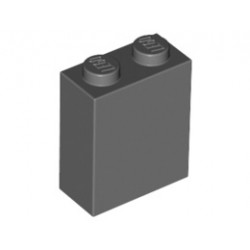 Тухличка 1X2X2, (c) вътрешен държач за стъд: {тъмно каменно сив}